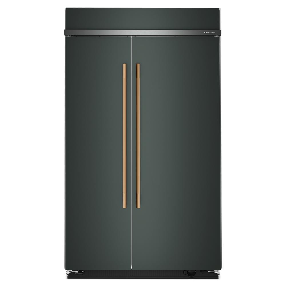 KitchenAid 48" 30.0 Cu. Ft. Juniper Built-In Side-by-Side Refrigerator - KBSN748SJP