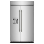 KitchenAid 48" 29.0 Cu. Ft. PrintShield Stainless Steel Built-In Side-by-Side Refrigerator - KBSD748SPS
