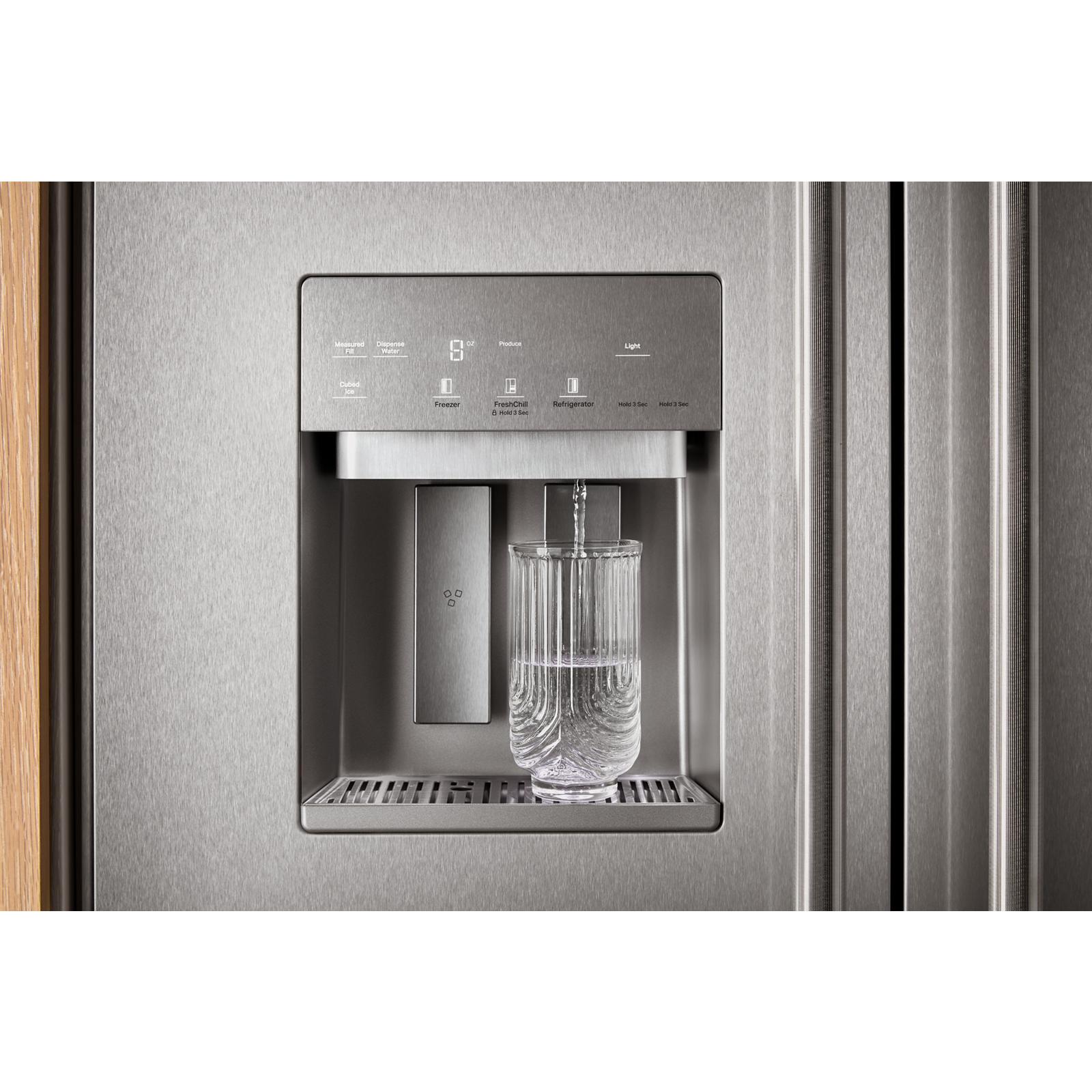 KitchenAid 36" 21.0 Cu. Ft. PrintShield Stainless Steel Built-In Side-by-Side Refrigerator - KBSD736SPS