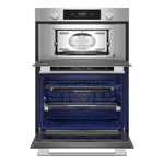 KitchenAid PrintShield Stainless 27" Wall Oven with Microwave (5.7 cu ft) - KOEC727SPS