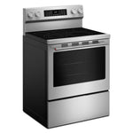 KitchenAid PrintShield™ Stainless Finish Freestanding Smart Electric Convection Range (5.3 Cu. Ft.) - YKFES330TPS
