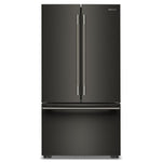 KitchenAid 36" 24.8 Cu. Ft. Black Ore Counter-Depth French Door Refrigerator with Internal Water Dispenser – KRFC336SBE