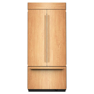 KitchenAid Réfrigérateur encastrable 21,0 pi³ de 36po avec porte à 2 battants avec intérieur platine prêt pour panneau personnalisé – KBFN536TPA