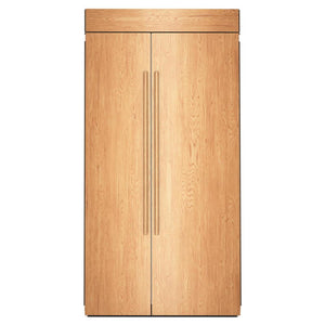 KitchenAid Réfrigérateur encastrable 26,0 pi³ de 42po côte à côte avec intérieur platine prêt pour panneau personnalisé – KBSN742TPA