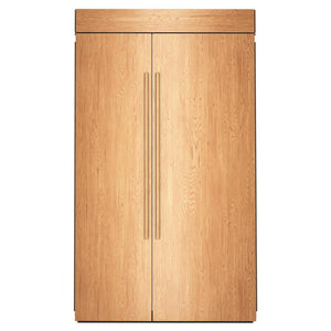 KitchenAid Réfrigérateur encastrable 30,0 pi³ de 48po côte à côte avec intérieur platine prêt pour panneau personnalisé – KBSN748TPA