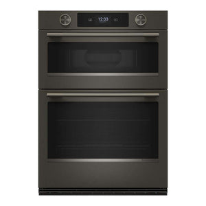 KitchenAid Combiné four encastré et four à micro-ondes 5 pi³ 30po avec caméra de cuisson intelligente minerai noir – KOEC930SBE