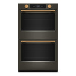 KitchenAid Black Ore 30" Smart Electric Double Wall Oven with Intelligent Cooking Camera (10 Cu. Ft.) - KOED930SBE