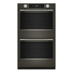 KitchenAid Black Ore 30" Smart Electric Double Wall Oven with Intelligent Cooking Camera (10 Cu. Ft.) - KOED930SBE