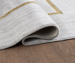 L2 Decor Lazer Area Rug 5' x 8' - Light Grey