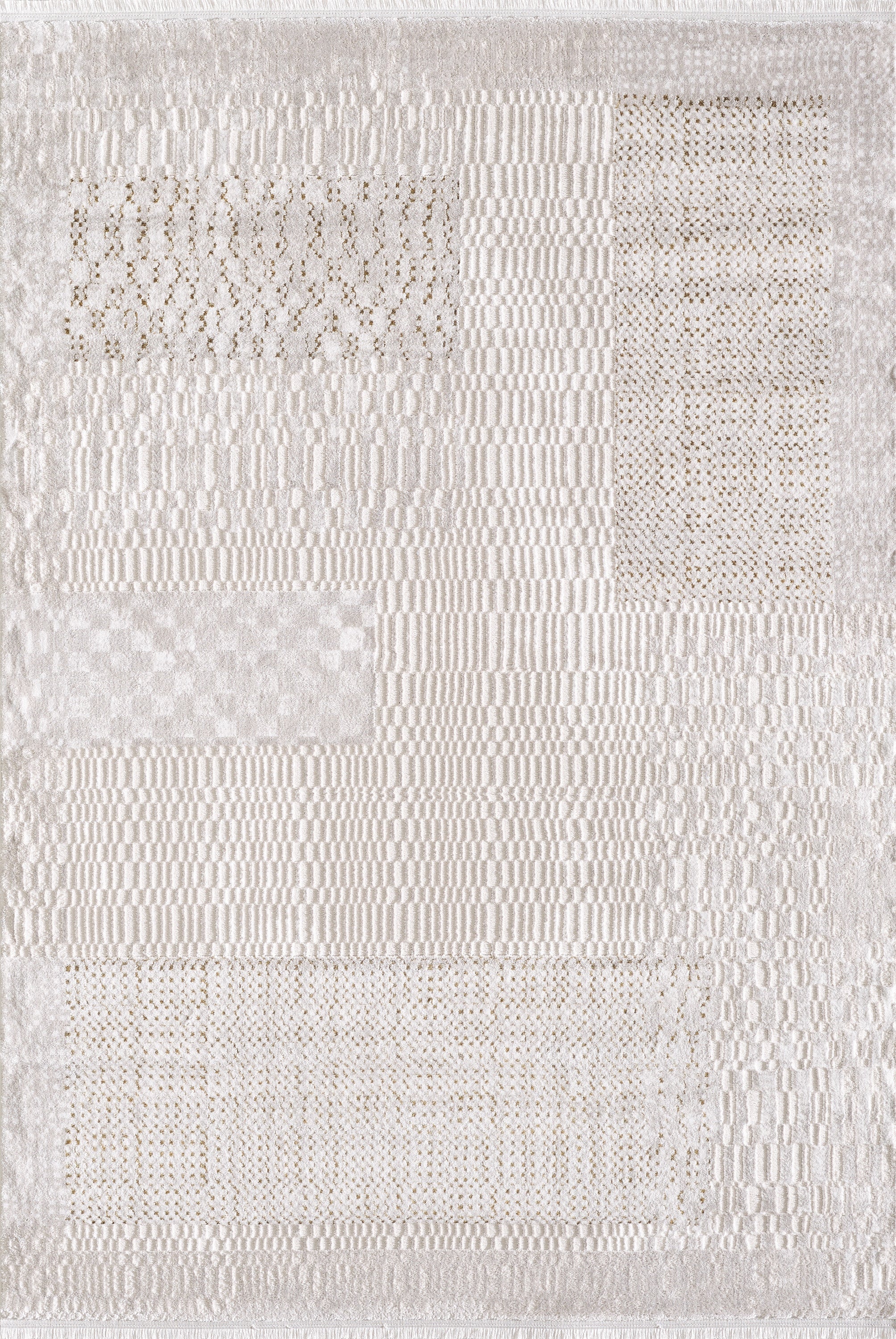 L2 Decor Lazer Area Rug 8' x 11' - Cream, Beige