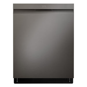 LG Lave-vaisselle intelligent avec système QuadWash ProMC, TrueSteam® et Dynamic DryMC acier inoxydable noir LDPS6762D