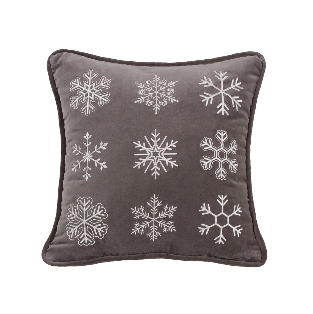 Snowflakie Christmas Velvet Decorative Cushion