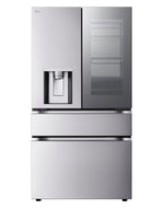 LG 36" 28.6 Cu. Ft. Smudge-Resistant Stainless Steel French Door Refrigerator with InstaView, MyColour Window, and Craft Ice - LF29S9775S