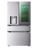 LG 36" 28.6 Cu. Ft. Smudge-Resistant Stainless Steel French Door Refrigerator with InstaView, MyColour Window, and Craft Ice - LF29S9775S