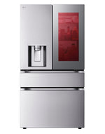 LG 36" 28.6 Cu. Ft. Smudge-Resistant Stainless Steel French Door Refrigerator with InstaView, MyColour Window, and Craft Ice - LF29S9775S