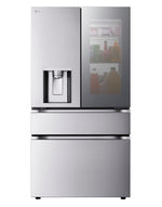 LG 36" 28.6 Cu. Ft. Smudge-Resistant Stainless Steel French Door Refrigerator with InstaView, MyColour Window, and Craft Ice - LF29S9775S
