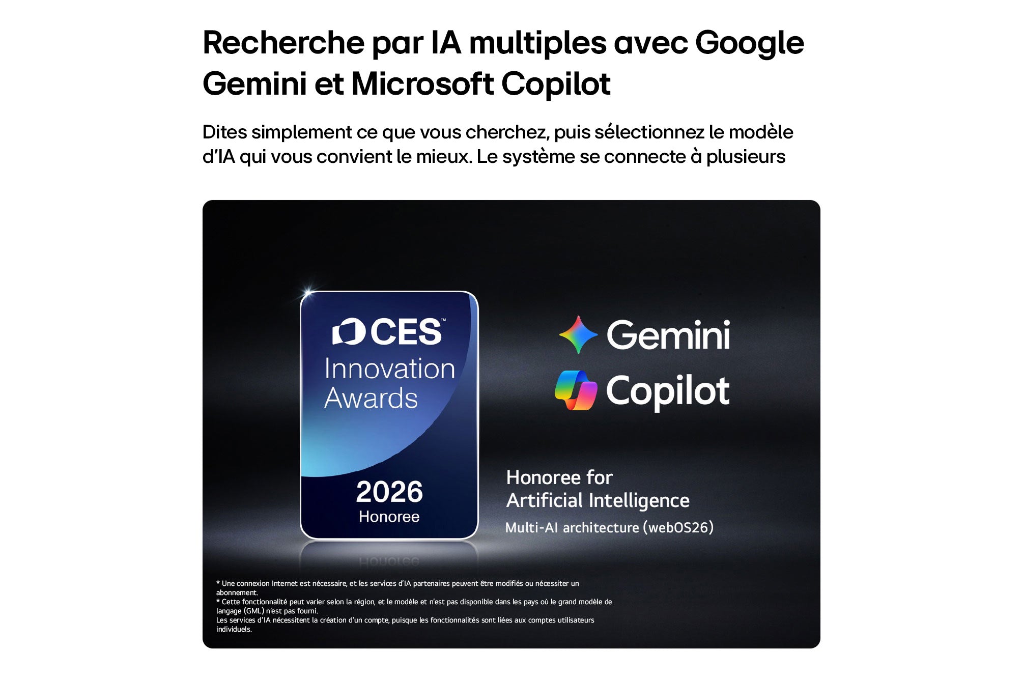 LG Téléviseur intelligent 100po QNED MiniDEL evo IA UHD 4K avec webOS – 100QNED84B--