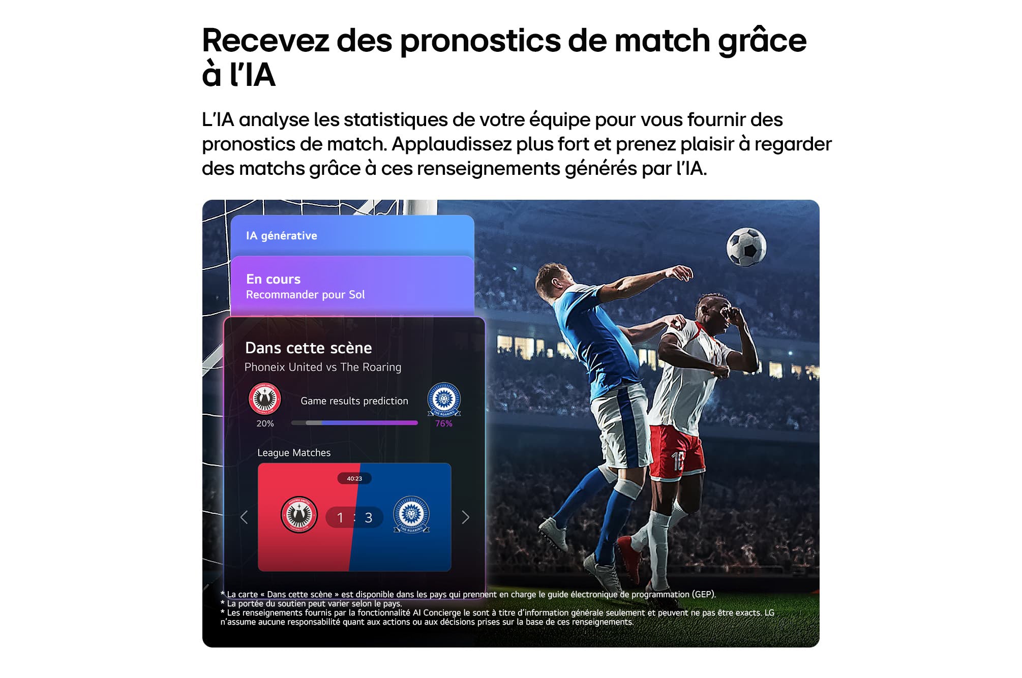LG Téléviseur intelligent 100po QNED MiniDEL evo IA UHD 4K avec webOS – 100QNED84B--