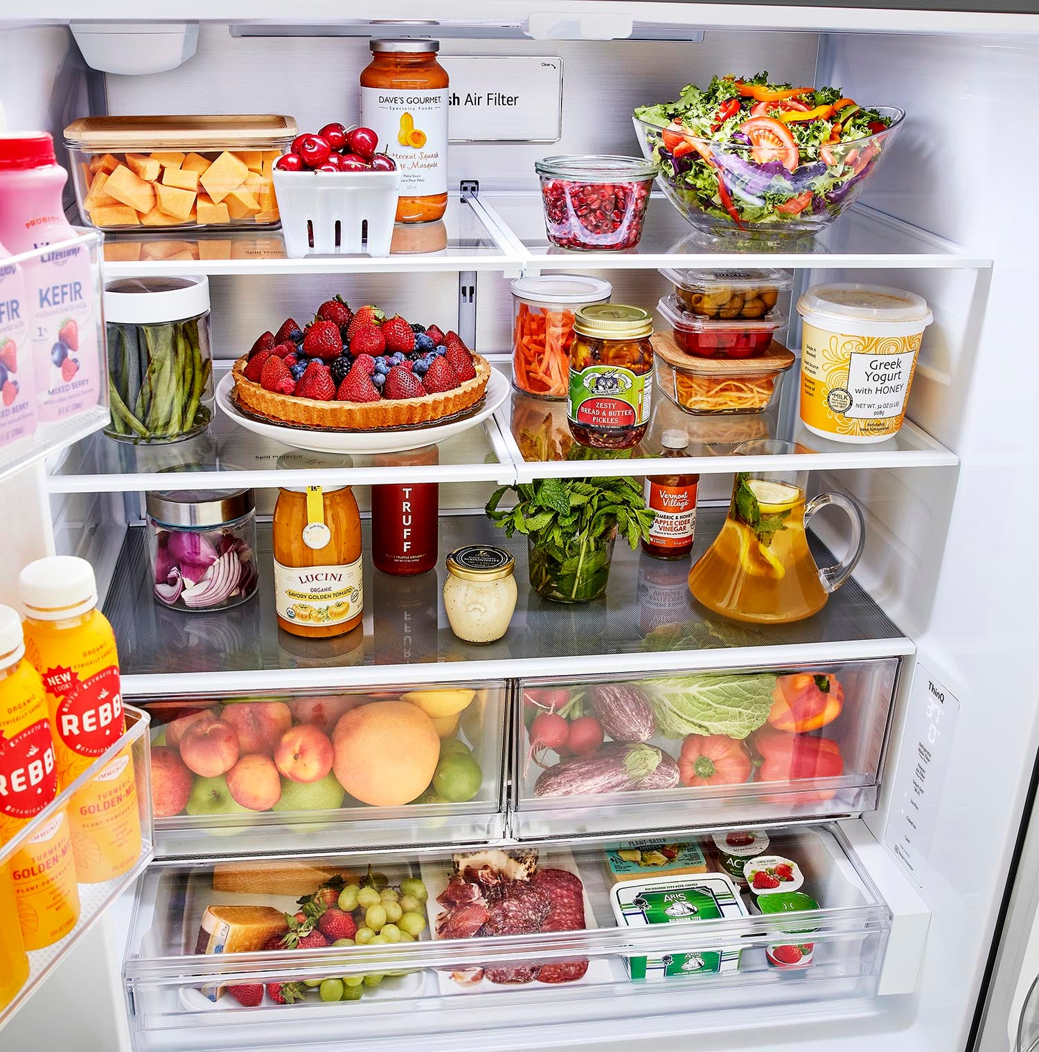 LG 35.75" 27 Cu. Ft. Stainless Steel Smart Counter-Depth MAX™ French Door Refrigerator - LRFLC2706S