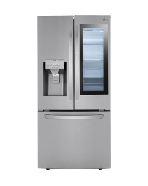 LG Réfrigérateur 25,0 pi³ avec porte à 2 battants à profondeur standard InstaView® avec machine à glaçons Craft IceMC, 33 po acier inoxydable Smudge-Proof® LRFVS2503S