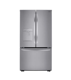 LG Réfrigérateur 29,0 pi³ avec porte à 2 battants 36 po argent platine LRFWS2906V