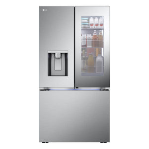 LG Réfrigérateur intelligent 31,0 pi³ Mirror InstaViewMC Door-in-Door® avec porte à 2 battants 35,75 po acier inoxydable LRYKS3106S