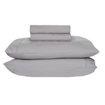 Nilus Queen Sheet Set - Light Grey