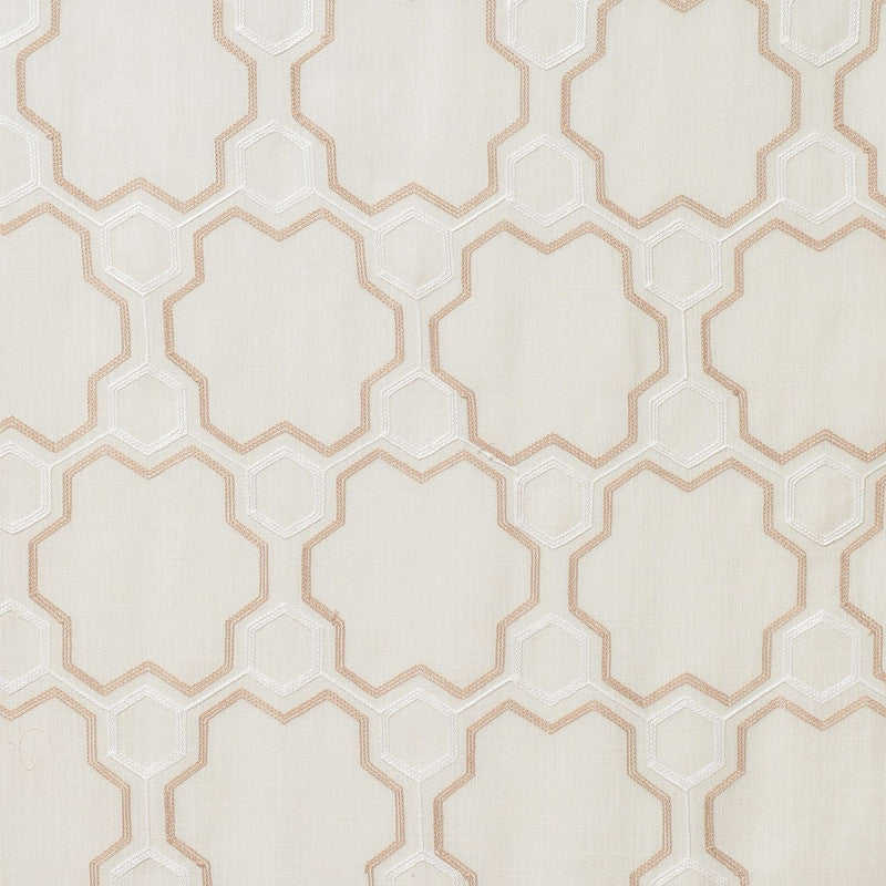 Napier Drapery Panel (108 x 54) - Champagne White