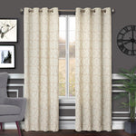 Napier Drapery Panel (108 x 54) - Champagne White