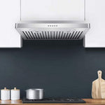 VICTORY Stainless Steel 30" 600 CFM Under Cabinet Range Hood - Luna-M-30