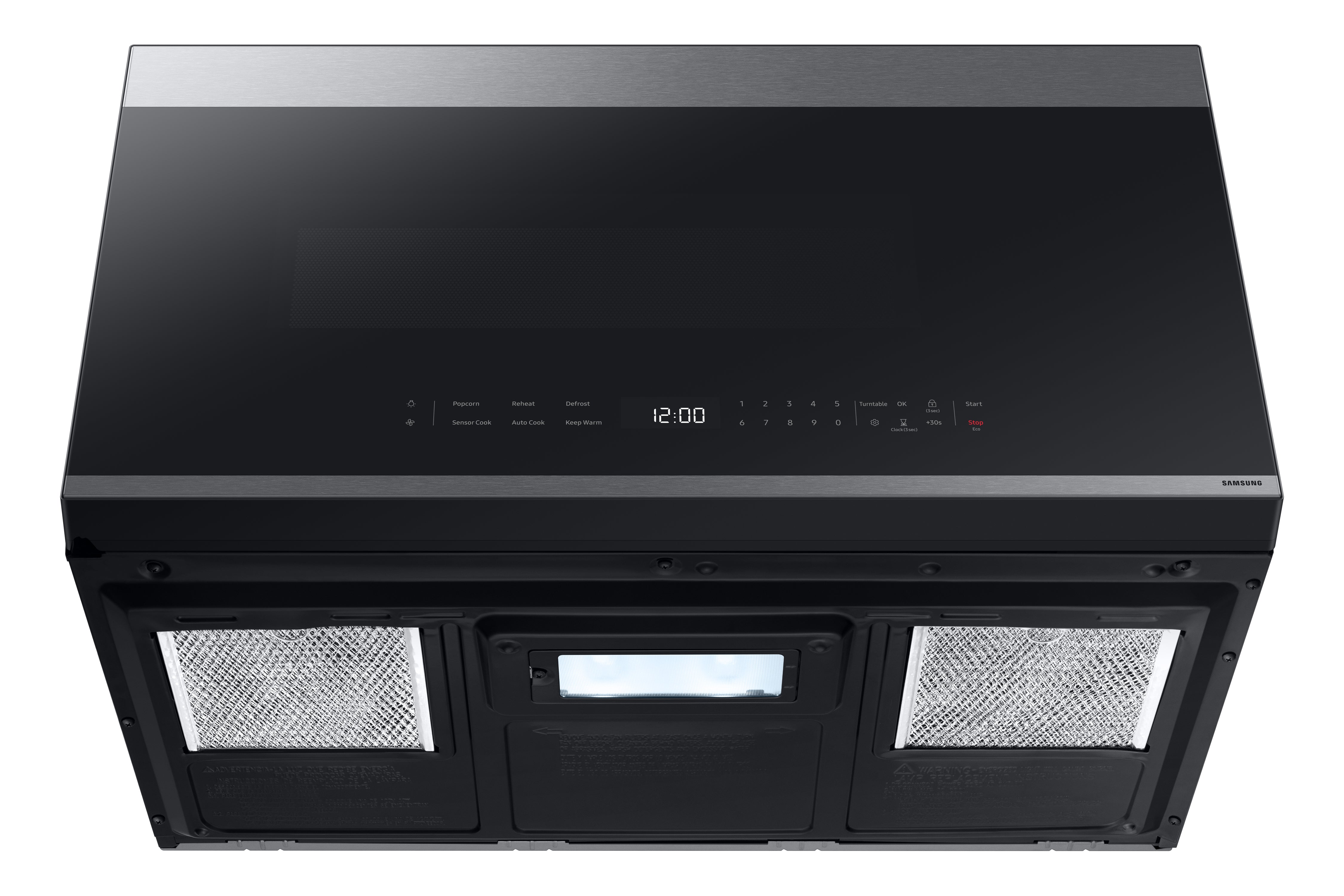 Samsung BESPOKE Stainless Steel Over the Range Microwave with 400 CFM (2.1cu.ft.) - ME21DG6500SRAC