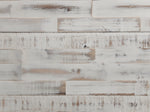Modern Rustic Extendable Dining Table - Weathered White