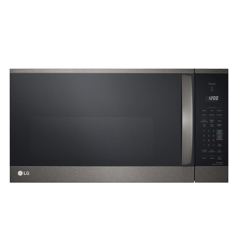 LG Black Stainless Steel Over-the-Range Smart Microwave 1.8 Cu.- MVEM1825D