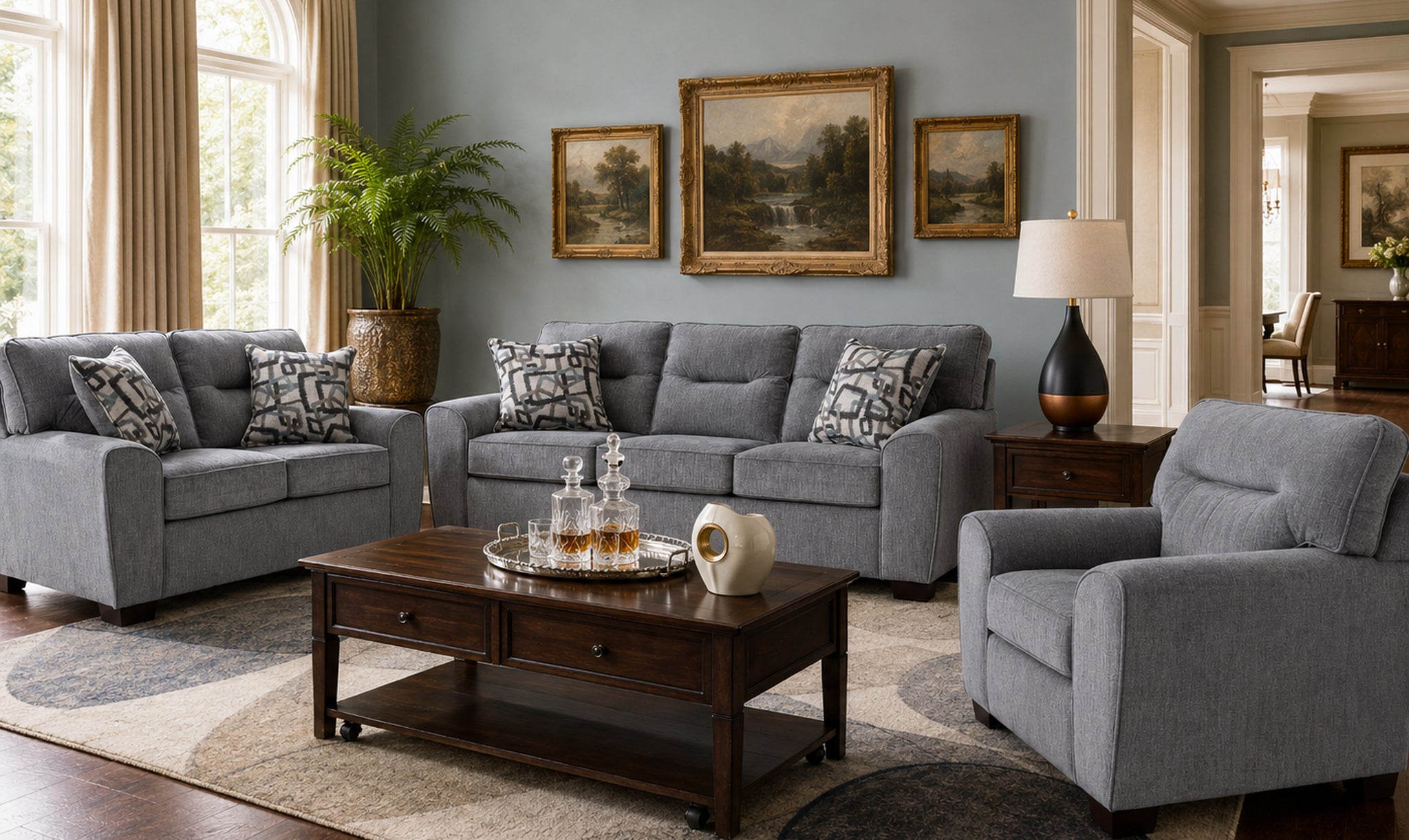 Mackay Sofa - Grey