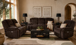 Maxwell Power Reclining Loveseat - Brown