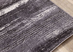 Shadow Drift 5'3" x 7'7" Variegarted Frieze Area Rug - Grey, Cream