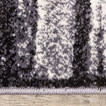 Shadow Drift 5'3" x 7'7" Variegarted Frieze Area Rug - Grey, Cream