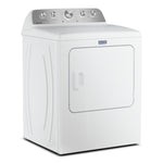 Maytag White Steam Electric Dryer (7.0 Cu. Ft.) with Pet Pro Option - YMED5605RW