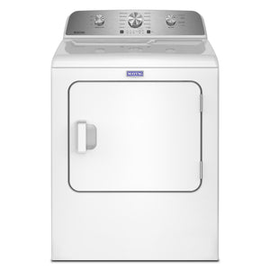 Maytag Sécheuse à gaz 7,0 pi³ avec option de prévention des faux plis blanc – MGD4205SW