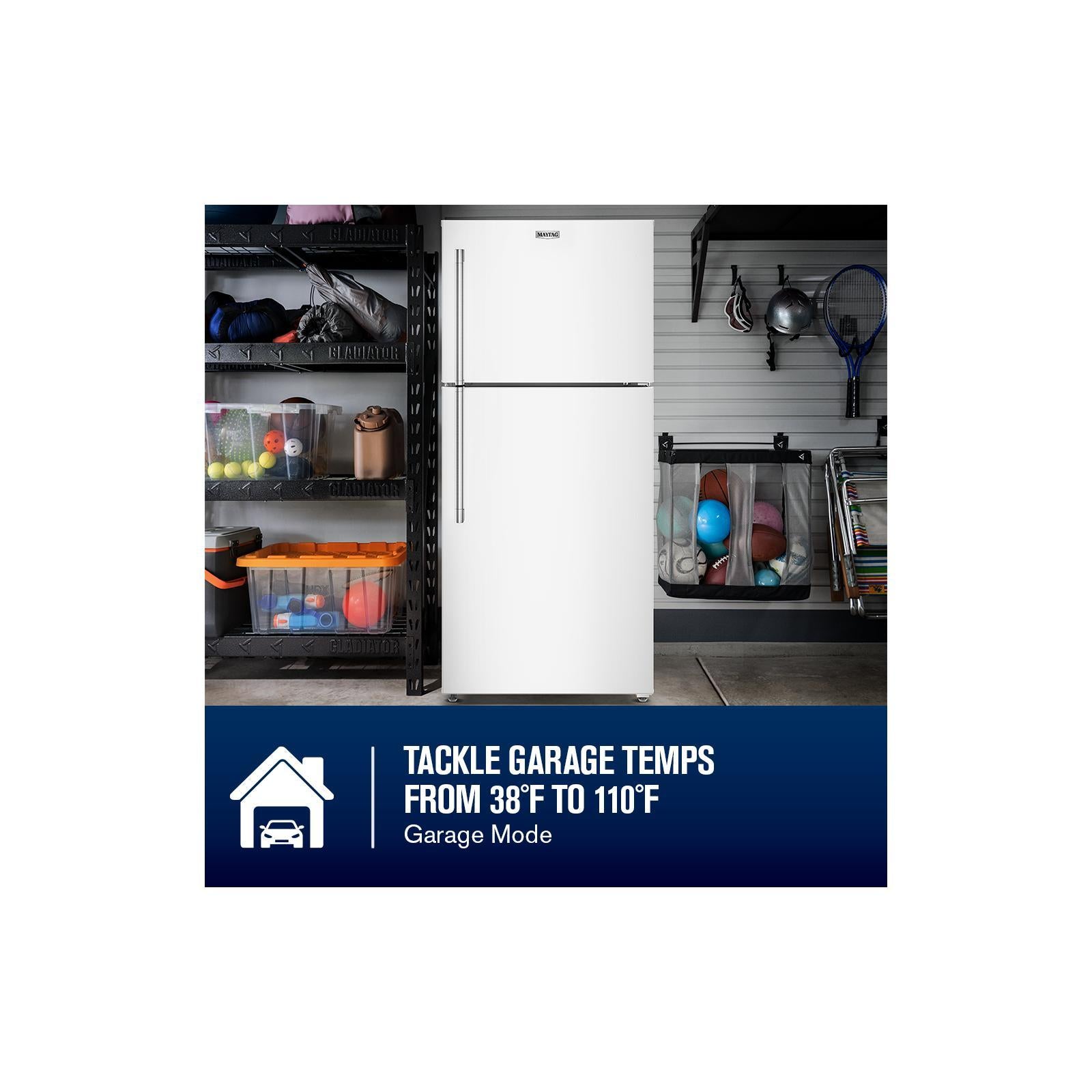 Maytag 30 " 19.3 Cu. Ft. White Top-Freezer Refrigerator - MRTX5119SW