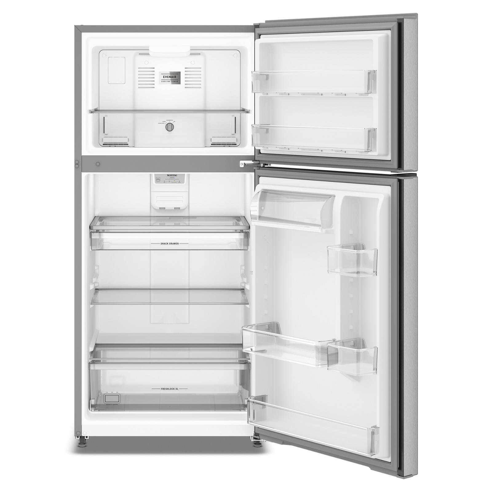 Maytag 30" 19.3 Cu. Ft. Fingerprint Resistant Stainless Steel Top-Freezer Refrigerator - MRTX5119SZ