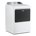 Maytag White Smart Electric Dryer (7.4 Cu. Ft.) with Pet Pro System - YMED7205RW