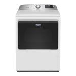 Maytag White Smart Electric Dryer (7.4 Cu. Ft.) with Extra Power Option - YMED6205RW