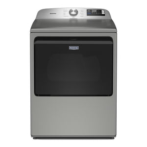 Maytag Sécheuse intelligente électrique 7,4 pi³ avec option Extra PowerMC argent radiant YMED6205RR