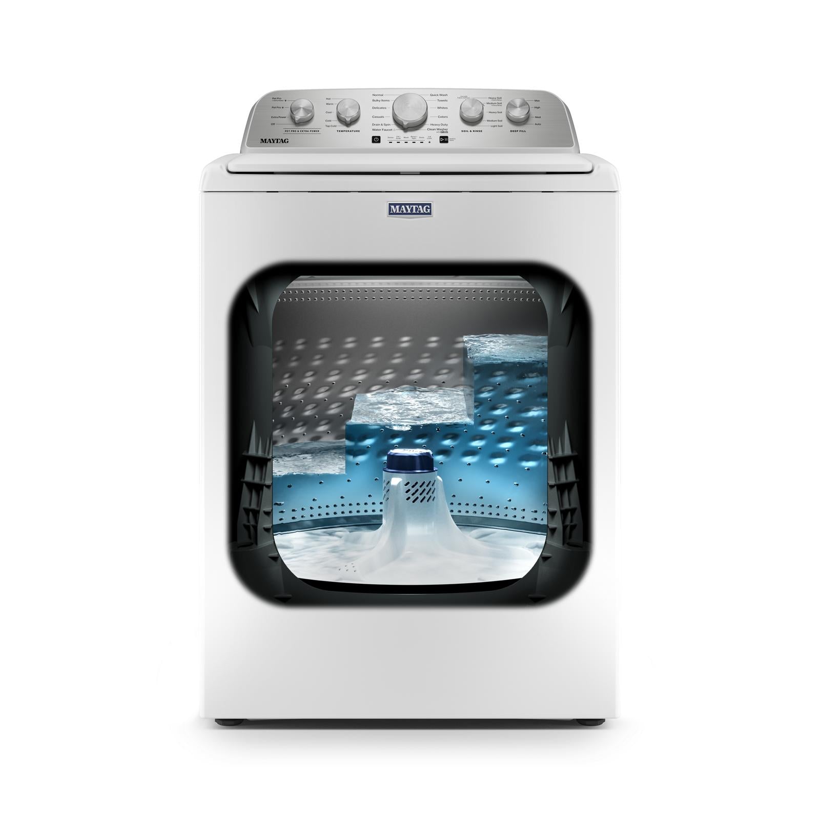 Maytag White Top Load Washer (5.5 Cu. Ft. IEC) - MTW5600RW