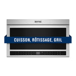 Maytag Four micro-ondes 1,1 pi cu avec hotte intégrée acier inoxydable résistant aux traces de doigts YMMMF8030PZ--