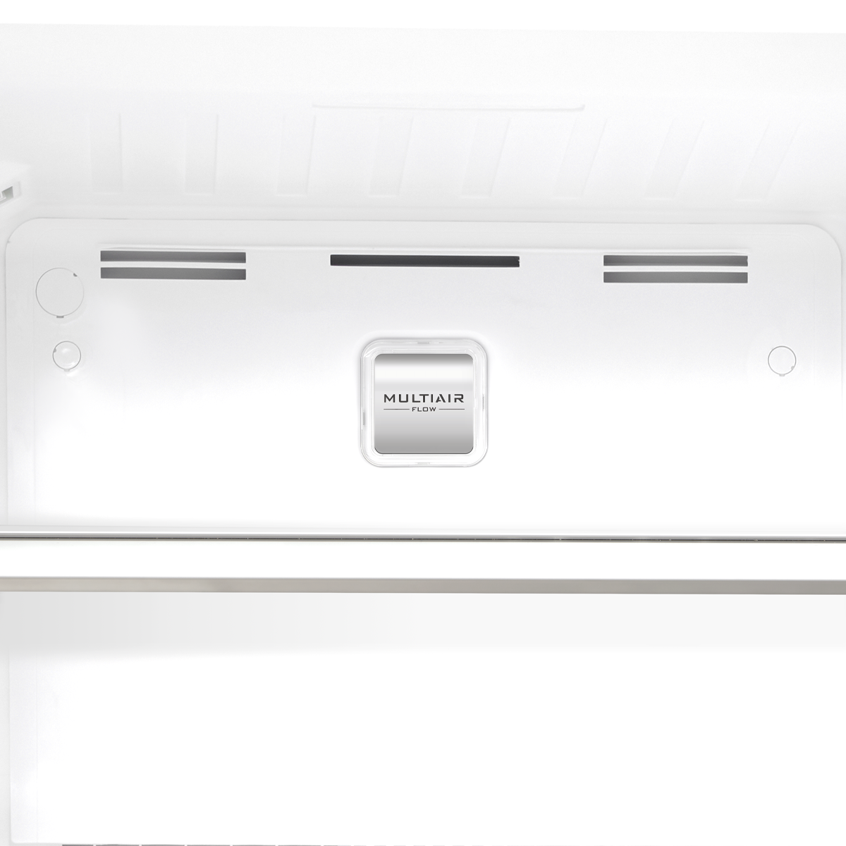 Close-up of the MultiAir Flow cooling vents inside the freezer