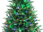 Silvan 7ft Forest Green Pine LED Pre-lit Christmas Tree - Warm White/Multi-coloured