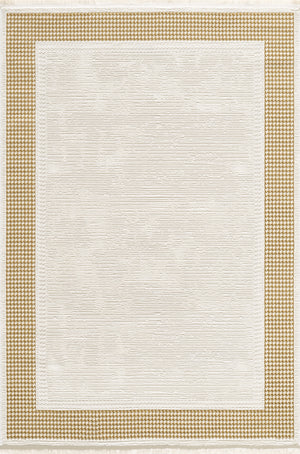 L2 Decor Novolini Area Rug 7' x 10' with Underpad - Cream