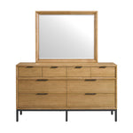 Feeling Connected - Newport 6 - Piece Queen Bedroom Package - Oak and Black